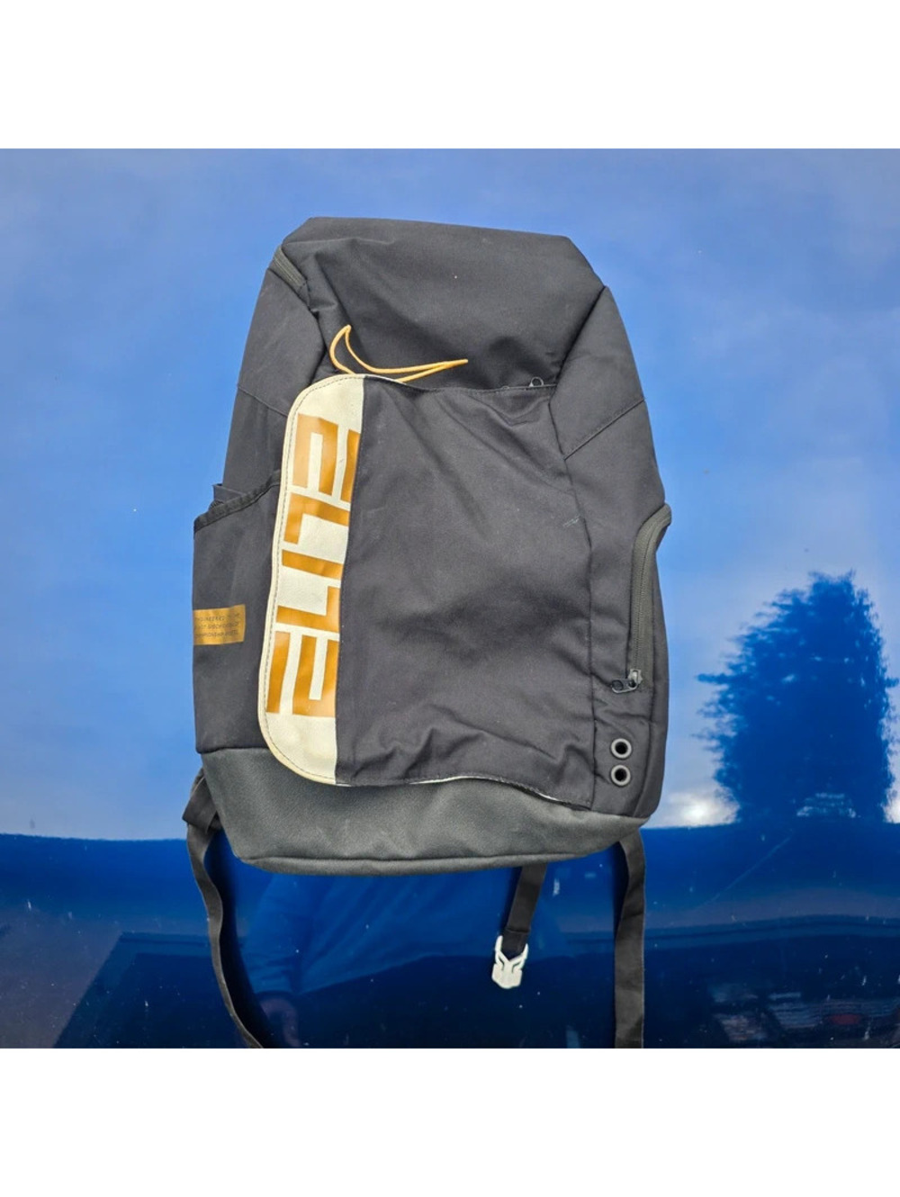 Nike Elite Pro 32L Basketball Backpack - White/Gold/Black